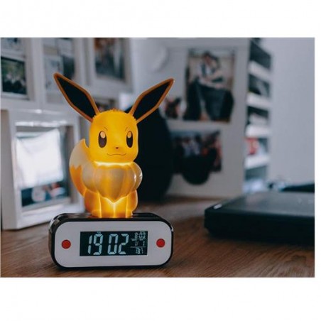 TEKNOFUN LED Lamp Alarm Clock - Eevee, Multicolore